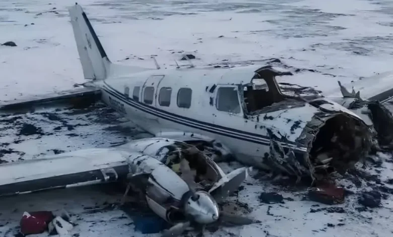confirman ocho fallecidos tras caída de avión en alaska