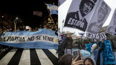Protesta en Argentina por Ley de propiedad, señalan futuros despojos (Fotos de internet)