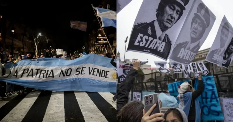 Protesta en Argentina por Ley de propiedad, señalan futuros despojos (Fotos de internet)