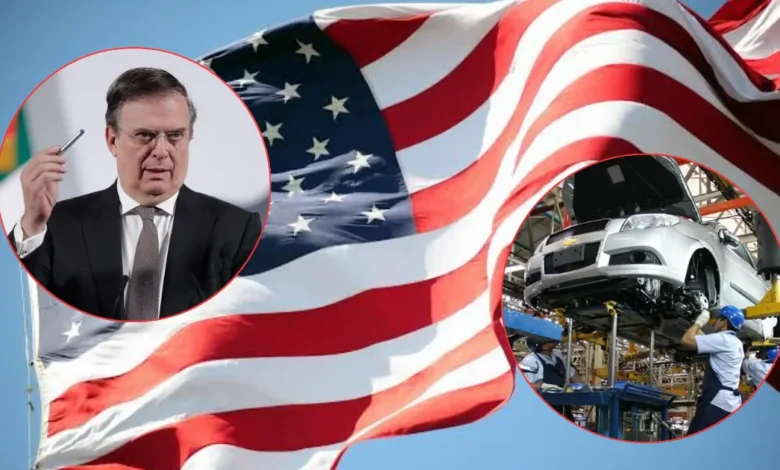 Ebrard busca reducir arancel de 25% a autos (Fotos de internet)
