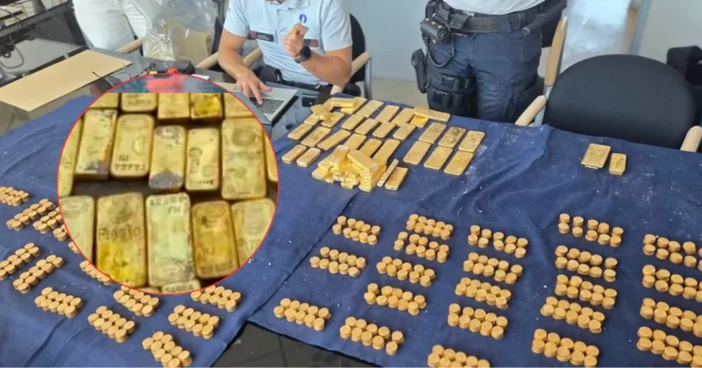 Albañiles encuentran lingotes de oro valuado en 9 millones de euros (Foto de internet)