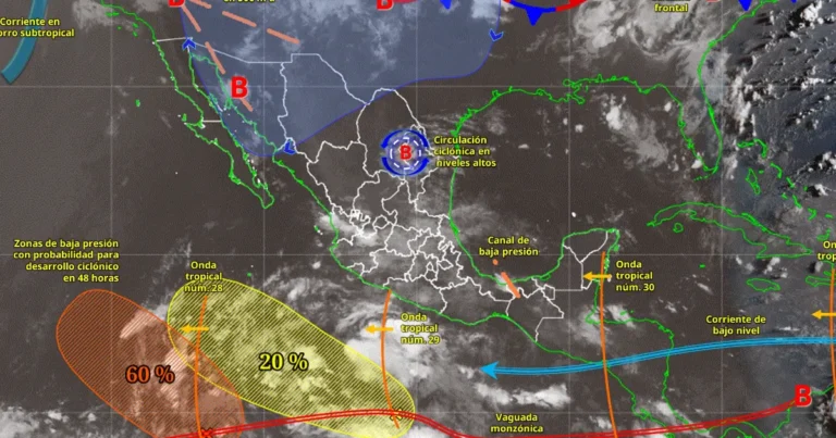 Pronóstico del clima (Imagen de Conagua)