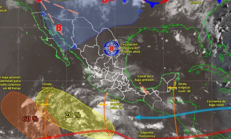 Pronóstico del clima (Imagen de Conagua)