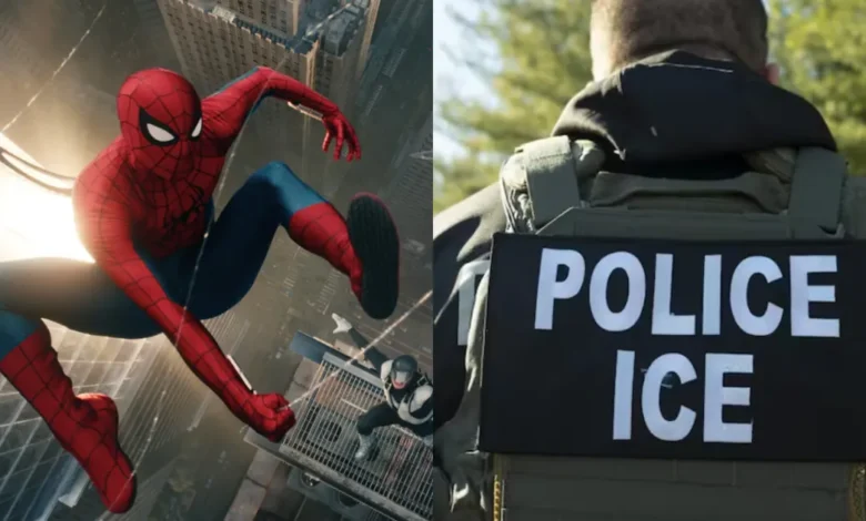 "Spider-Man" es utilizado para promover acciones del ICE (Fotos de internet)