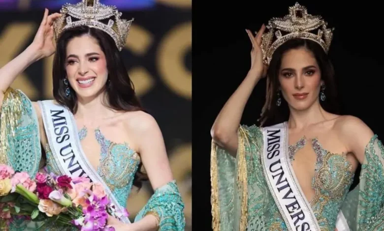 fátima bosch entrega la corona de miss universo méxico