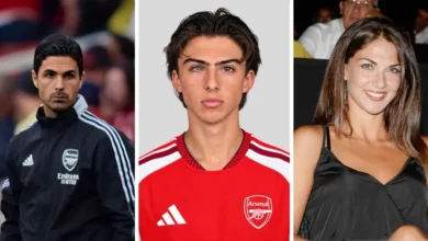gabriel arteta, hijo de mikel arteta y lorena bernal, sorprende por sus ojos de distinto color