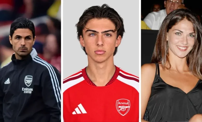 gabriel arteta, hijo de mikel arteta y lorena bernal, sorprende por sus ojos de distinto color