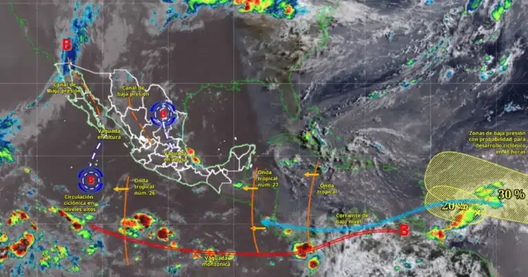 lluvias muy fuertes y calor extremo azotan a méxico hoy