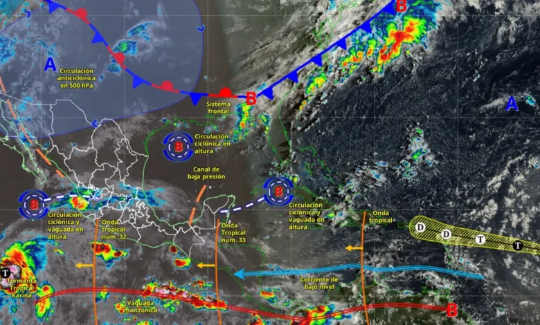 monzón mexicano traerá lluvias intensas y calor