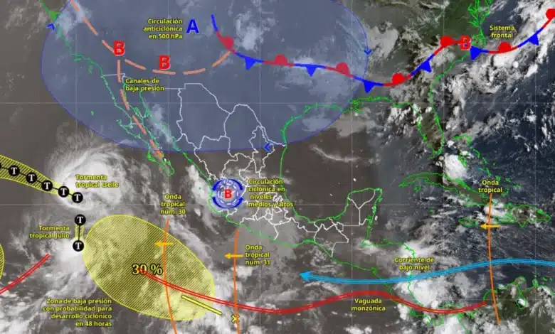 onda de calor y lluvias fuertes golpean a méxico