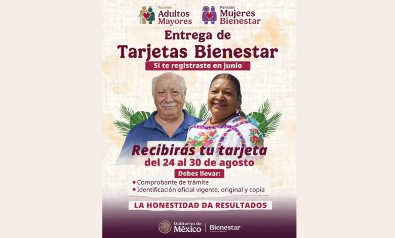 pensión mujeres bienestar consulta con curp cuándo recoger tu tarjeta