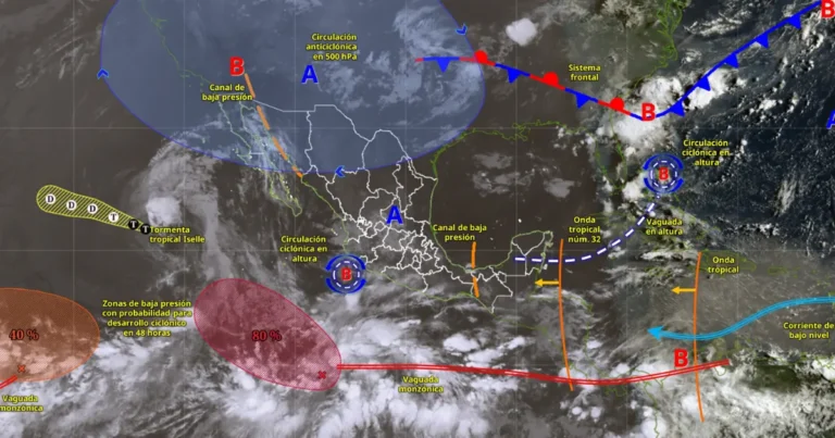 pronóstico del clima lluvias intensas y calor