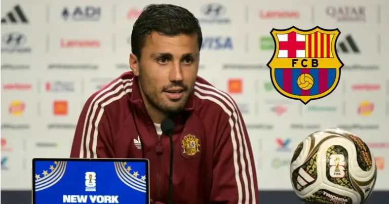 Rodri elige al Barcelona por el Real Madrid