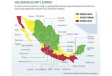 ¿qué estados de méxico son más sísmicos conoce las zonas con más temblores
