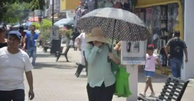 bochorno diurno y tormentas vespertinas
