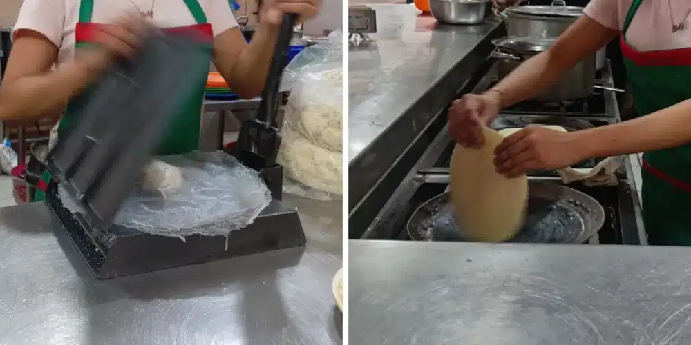el arte que se desvanece de las tortillas a mano
