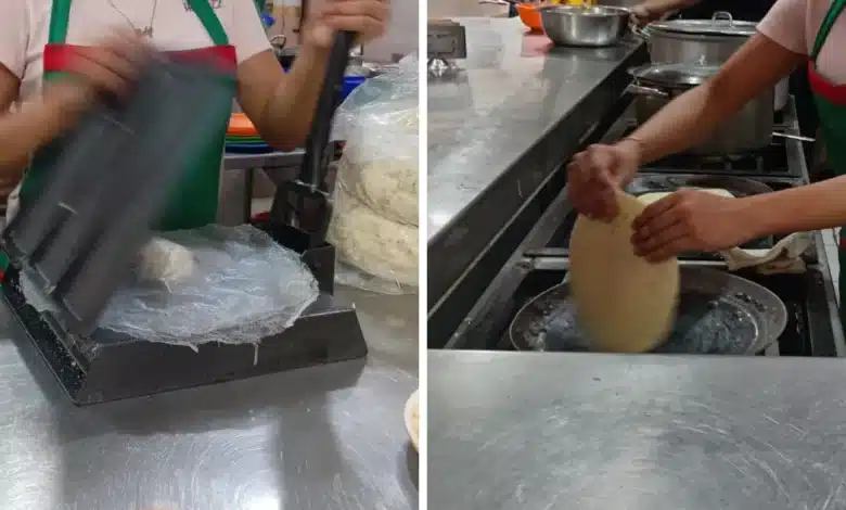 el arte que se desvanece de las tortillas a mano