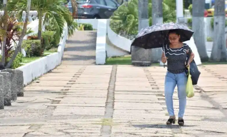 entre calor extremo y chubascos aislados