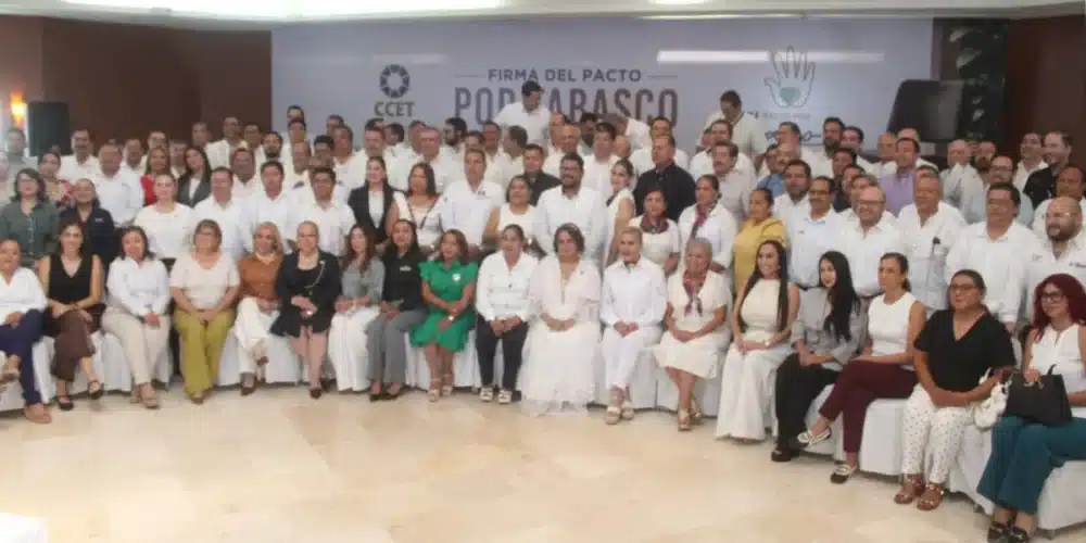 fuerza empresarial firma el pacto por tabasco para blindar la economía y el empleo local