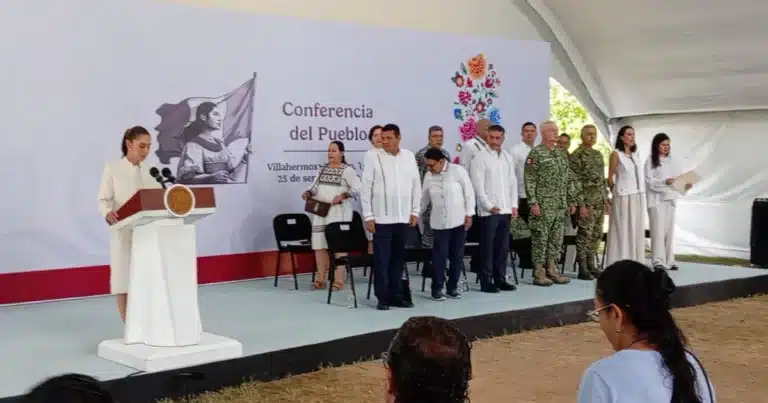 tabasco recibe a la presidenta claudia sheinbaum con respaldo a programas sociales y productivos