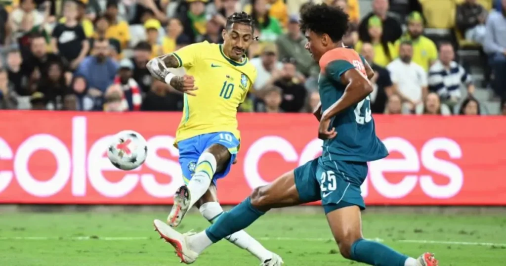 Brasil y Australia empatan en partido de Fecha FIFA