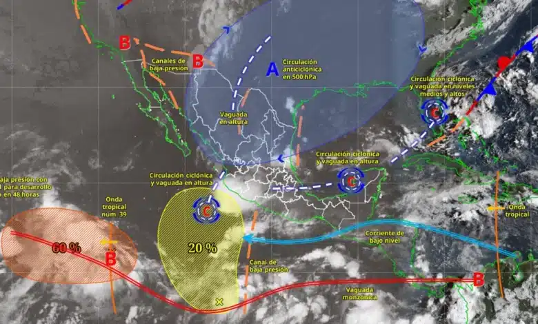 clima en méxico hoy lluvias intensas en 4 estados