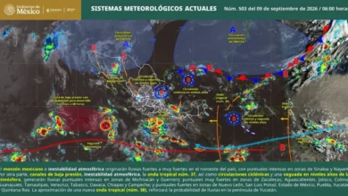 clima hoy en méxico lluvias intensas y temperaturas de hasta 45 grados