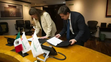 Pemex y la empresa Woodside Energy (Foto de redes sociales)