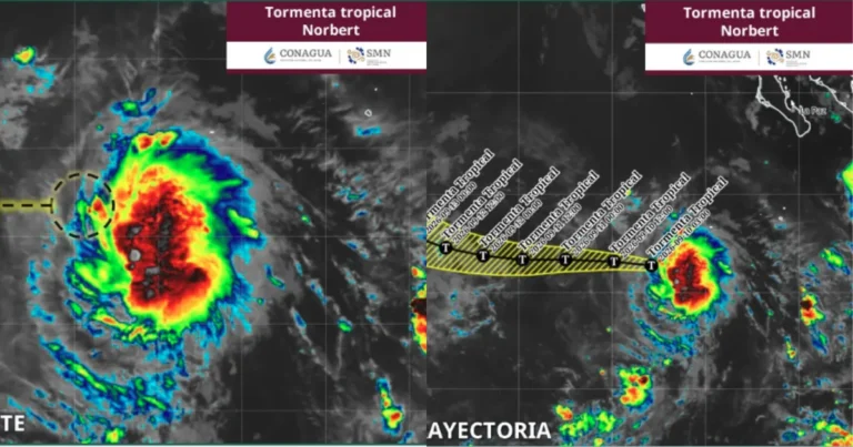 Norbert se intensifica en el Pacífico ¿Se convertirá en Huracán? (Foto de Conagua)