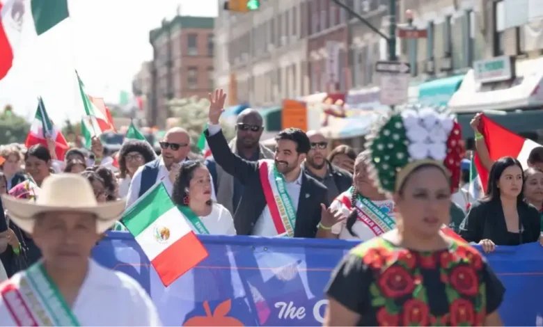 Desfile por la Independencia de México en Nueva York, alcalde muestra su apoyo (Foto de internet)