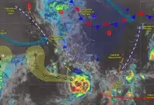 Clima de hoy: huracán Polo y onda tropical provocarán fuertes lluvias (Imagen de Conagua)