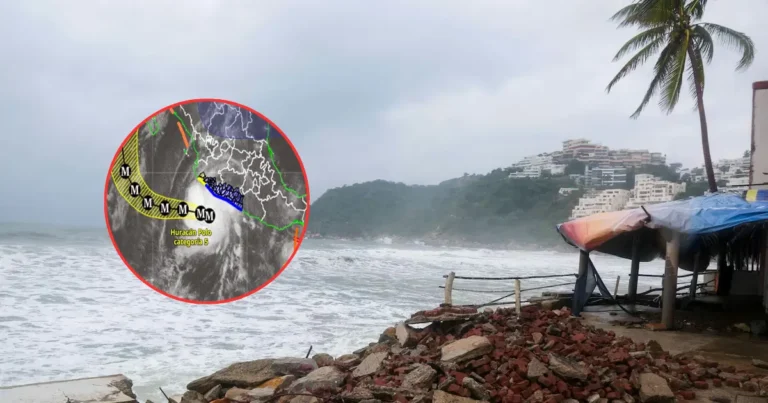 huracán polo mantiene categoría 5 y provoca lluvias en el pacífico