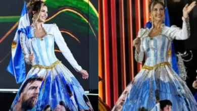 miss argentina luce vestido de messi en miss mundo