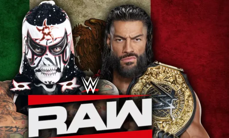 penta zero miedo vs. roman reigns ¿dónde ver monday night raw en arena cdmx en vivo hoy