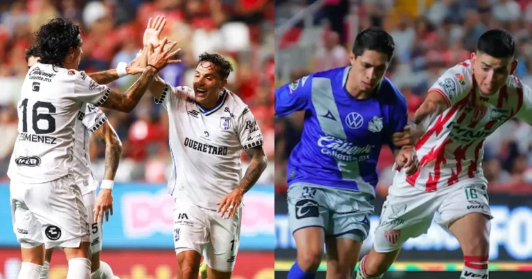 Puebla vence a Necaxa con gol agónico y Tijuana cae ante Querétaro en la Liga MX (Foto Imago7 y Mexsport)