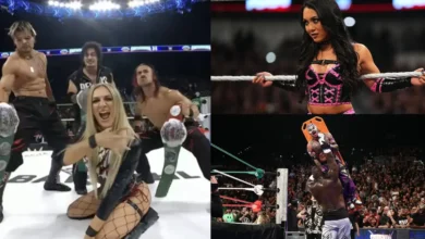Rey Mysterio masacrado y nuevos campeones la locura de Triplemanía 34 en Las Vegas (Fotos Getty Images, Fox News, Redes Sociales)