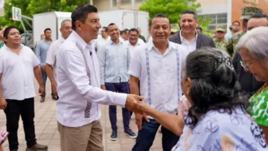 salomón jara recorre juchitán junto a autoridades federales y estatales