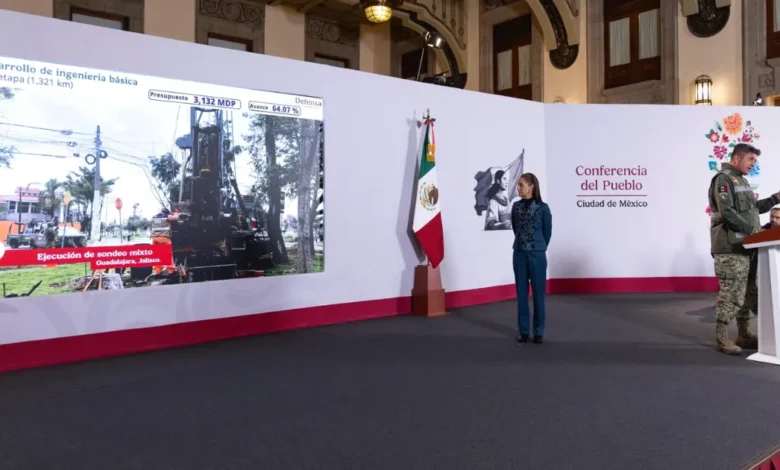 sheinbaum proyecta 2 mil 400 km de trenes en el sexenio
