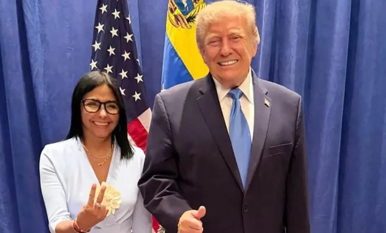 trump y delcy rodríguez hablan sobre reestructuración de la deuda venezolana