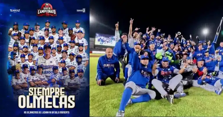¡Olmecas campeón de la zona sur!