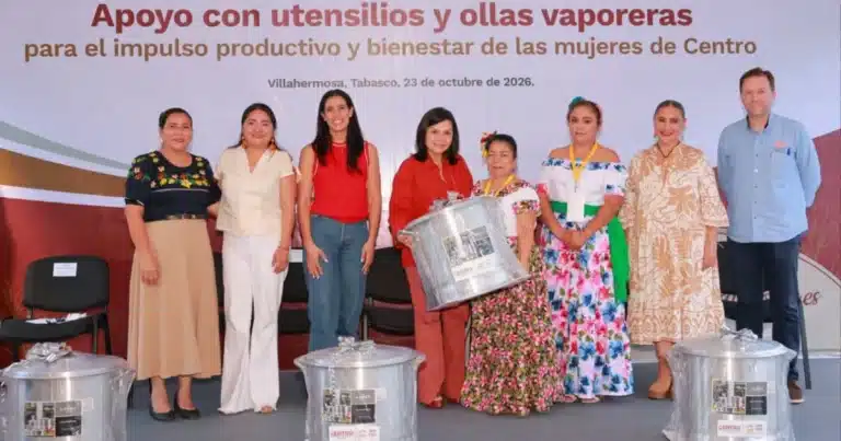 Con la entrega de 186 equipos productivos y el arranque del segundo Festival de “La Tamaliza”, la presidenta municipal fortalece el autoempleo, impulsa la economía familiar y reafirma que en la tradición gastronómica tabasqueña también se cocina el futuro de la comunidad.