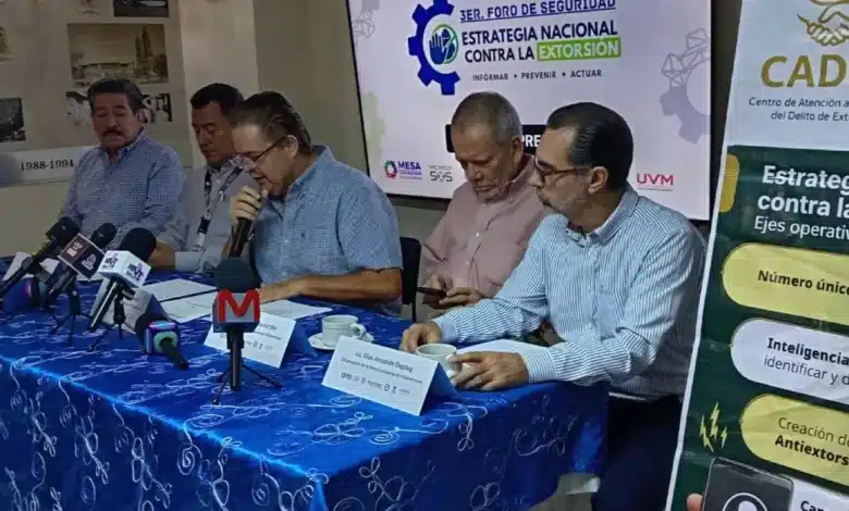 anuncian tercer foro de seguridad para combatir la extorsión