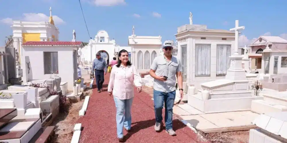 centro refuerza limpieza y seguridad en cementerios