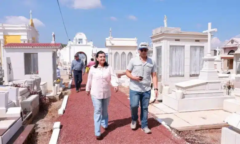 centro refuerza limpieza y seguridad en cementerios