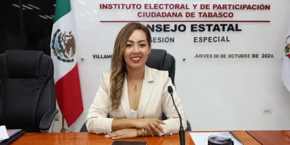 Consejera presidenta del IEPCT, Elizabeth Nava Gutiérrez (Foto de cortesía)
