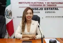 Consejera presidenta del IEPCT, Elizabeth Nava Gutiérrez (Foto de cortesía)