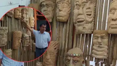 La madera que susurra misterios y leyendas en Tamulté de las Sábanas (Foto de Felipe Rosales)