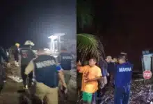 Frente frío 2 golpea la costa de Tabasco, auxilian a 30 familias (Foto de cortesía)