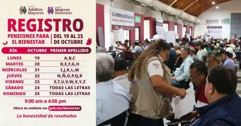 habilitan parque tabasco para registro de pensiones bienestar
