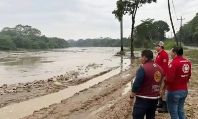 usumacinta y pichucalco amenazan con desbordamientos críticos
